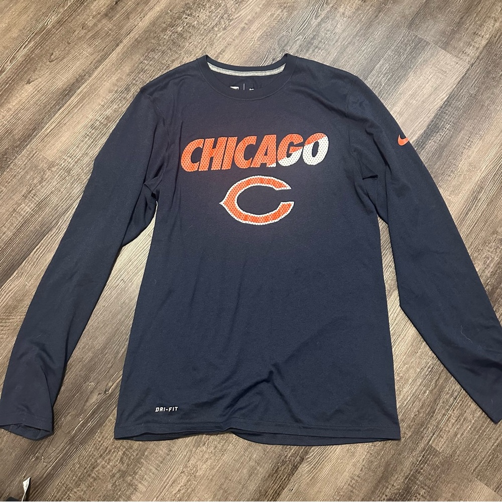 NFL Chicago Bears Navy Long Sleeve Tee